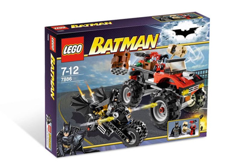 LEGO<sup>&reg;</sup> Super Heroes Sets: DC Comics Batman&trade; 7886 The Batcycle: Harley Quinn's Hammer Truck NEW